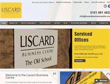 Tablet Screenshot of liscardbusinesscentre.com